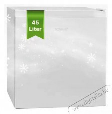 Bomann KB 7245 feh&eacute;r hűtőszekr&eacute;ny Konyhai term&eacute;kek - Hűtő, fagyaszt&oacute; (szabadon&aacute;ll&oacute;) - Egyajt&oacute;s hűtő - 475803