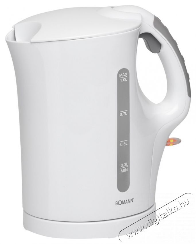 Bomann v&iacute;zforral&oacute; WK 5024 CB feh&eacute;r Konyhai term&eacute;kek - V&iacute;zforral&oacute; / teafőző - 493184