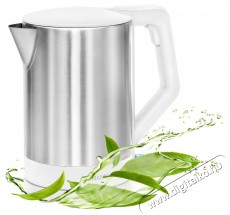 Bomann vízforraló WKS 3002 CB rozsdamentes acél/fehér - Konyhai termékek - Vízforraló / teafőző - 493187