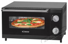 Bomann MPO 2246 CB fekete Minisütő Konyhai termékek - Sütő-főzőlap, tűzhely (szabadonálló) - Mini sütő / mini grill / mini konyha - 493806