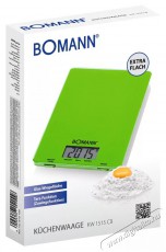 Bomann KW 1515CB zöld Konyhamérleg Konyhai termékek - Konyhai mérleg - 494837