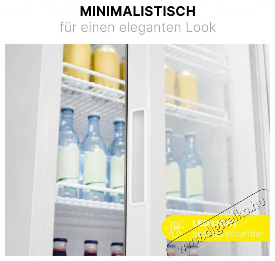 Bomann KSG 7351 feh&eacute;r italhűtő Konyhai term&eacute;kek - Hűtő, fagyaszt&oacute; (szabadon&aacute;ll&oacute;) - Egyajt&oacute;s hűtő - 503880