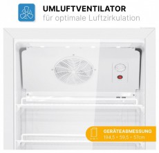 Bomann KSG 7351 fekete italhűtő Konyhai term&eacute;kek - Hűtő, fagyaszt&oacute; (szabadon&aacute;ll&oacute;) - Egyajt&oacute;s hűtő - 503879