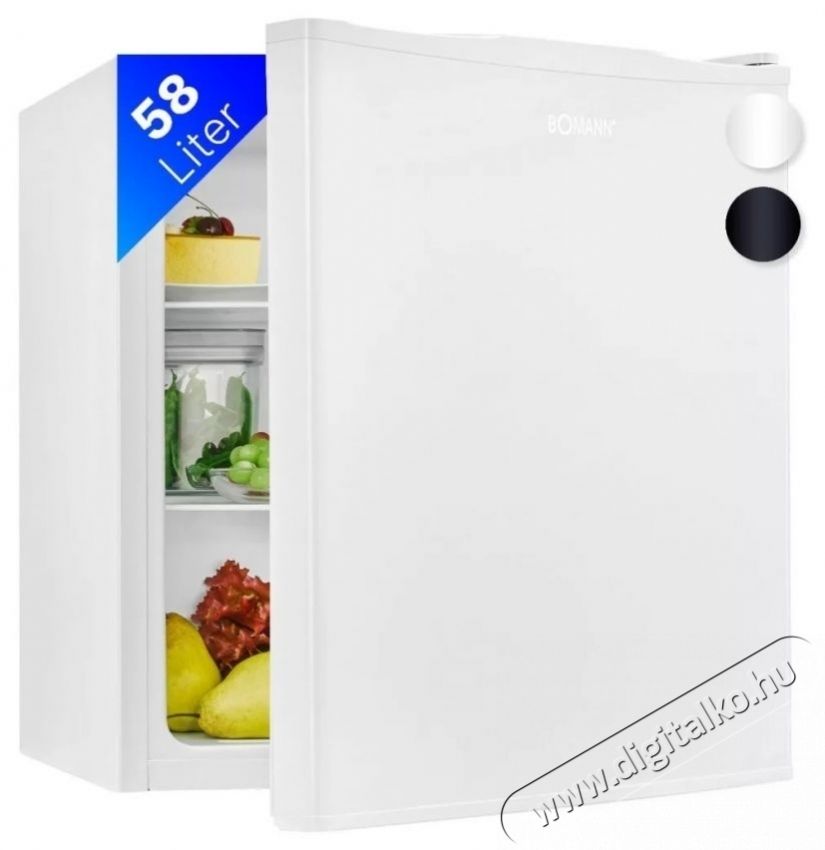 Bomann KB 7347 feh&eacute;r egyajt&oacute;s hűtő Konyhai term&eacute;kek - Hűtő, fagyaszt&oacute; (szabadon&aacute;ll&oacute;) - Egyajt&oacute;s hűtő - 531645
