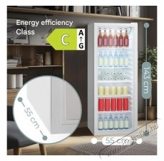 Bomann KSG 7292 feh&eacute;r italhűtő Konyhai term&eacute;kek - Hűtő, fagyaszt&oacute; (szabadon&aacute;ll&oacute;) - Egyajt&oacute;s hűtő - 531613