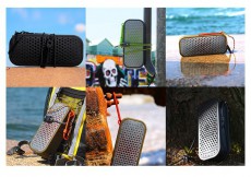 Boompods Blockblaster zöld-narancs bluetooth hangszóró Iroda és számítástechnika - PC hangszóró / hangfal - 497879