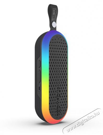 Boompods HALO fekete bluetooth hangszóró Iroda és számítástechnika - PC hangszóró / hangfal - 497980