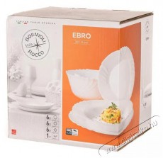 Bormioli EBRO Tányérkészlet, 19 db Konyhai termékek - Étkészlet - Tányér készlet - 504716