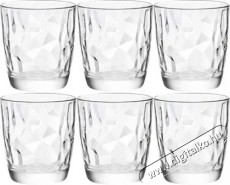 Bormioli pohár DIAMOND 300ml, átlátszó, 6 db Konyhai termékek - Konyhai eszköz - Egyéb konyhai eszköz - 524421