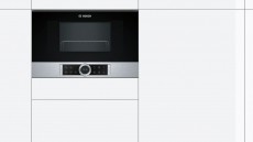 Bosch BER634GS1 Serie 8 beépíthető mikrohullámú sütő Konyhai termékek - Mikrohullámú sütő - Mikrohullámú sütő (beépíthető) - 333489