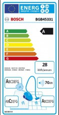 Bosch BGB45331 porszívó Háztartás / Otthon / Kültér - Porszívó / takarítógép - Porzsákos porszívó - 282521