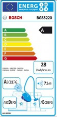 Bosch BGS5220 porszívó Háztartás / Otthon / Kültér - Porszívó / takarítógép - Porzsák nélküli porszívó - 282529