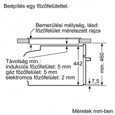 Bosch CMG656BS1 elektromos sütő Konyhai termékek - Sütő-főzőlap, tűzhely (beépíthető) - Sütő (beépíthető) - 297728