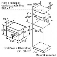 Bosch CMG656BS1 elektromos sütő Konyhai termékek - Sütő-főzőlap, tűzhely (beépíthető) - Sütő (beépíthető) - 297728