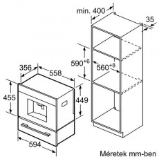 Bosch CTL636ES1 kávéfőző Konyhai termékek - Kávéfőző / kávéörlő / kiegészítő - Beépíthető kávéfőző - 297726