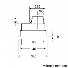 Bosch DHL545S páraelszívó Konyhai termékek - Páraelszívó - Beépíthető / kihúzható - 282283