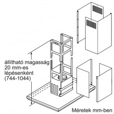 Bosch DIB091E51 páraelszívó sziget Konyhai termékek - Páraelszívó - Sziget fölé - 282295