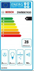 Bosch DWB067A50 páraelszívó Konyhai termékek - Páraelszívó - Kürtős - 282290