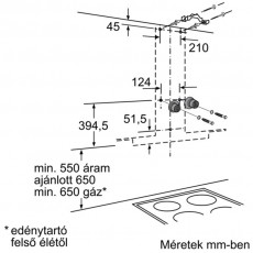 Bosch DWB097A50 páraelszívó Konyhai termékek - Páraelszívó - Kürtős - 282291