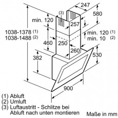 Bosch DWK098G60 páraelszívó Konyhai termékek - Páraelszívó - Kürtős - 297737