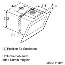 Bosch DWK098G60 páraelszívó Konyhai termékek - Páraelszívó - Kürtős - 297737