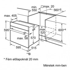 Bosch HBA74S360E elektromos sütő Konyhai termékek - Sütő-főzőlap, tűzhely (beépíthető) - Sütő (beépíthető) - 298457