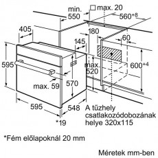 Bosch HBN231E4 elektromos sütő Konyhai termékek - Sütő-főzőlap, tűzhely (beépíthető) - Sütő (beépíthető) - 296162