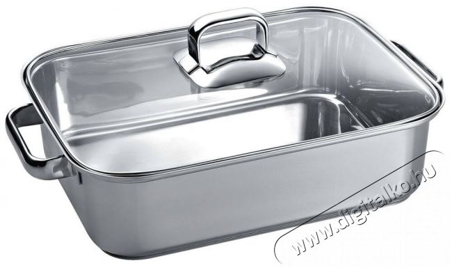 Bosch HEZ390011 nemesacél sütőedény üveg fedővel Konyhai termékek - Edény - Sütőedény / jénai tál - 338233