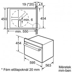 Bosch HMT35M653 mikrohullámú sütő Konyhai termékek - Mikrohullámú sütő - Mikrohullámú sütő (beépíthető) - 282275