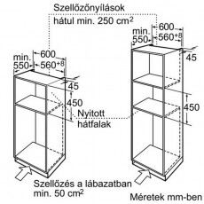 Bosch HMT35M653 mikrohullámú sütő Konyhai termékek - Mikrohullámú sütő - Mikrohullámú sütő (beépíthető) - 282275