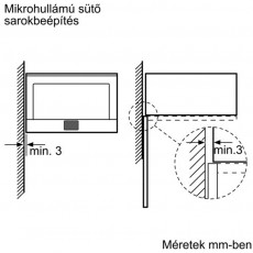 Bosch HMT85ML53 mikrohullámú sütő Konyhai termékek - Mikrohullámú sütő - Mikrohullámú sütő (beépíthető) - 282276