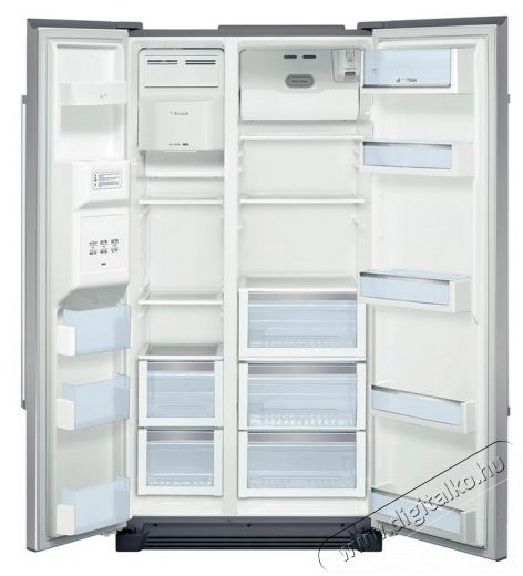 Bosch KAN58A45 hűtőszekrény Konyhai termékek - Hűtő, fagyasztó (szabadonálló) - Amerikai típusú Side By Side hűtő - 282164