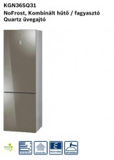 Bosch KGN36SQ31 hűtőszekrény Konyhai termékek - Hűtő, fagyasztó (szabadonálló) - Alulfagyasztós kombinált hűtő - 282163