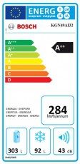 Bosch KGN49AI32 hűtőszekrény Konyhai termékek - Hűtő, fagyasztó (szabadonálló) - Alulfagyasztós kombinált hűtő - 282138