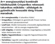 Bosch KGV39VW31 hűtőszekrény Konyhai termékek - Hűtő, fagyasztó (szabadonálló) - Alulfagyasztós kombinált hűtő - 282153
