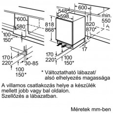 Bosch KUL15A65 hűtőszekrény Konyhai termékek - Hűtő, fagyasztó (beépíthető) - Egyajtós hűtő - 282206