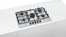 Bosch PCQ7A5B80 Serie 6 gázfőzőlap Konyhai termékek - Sütő-főzőlap, tűzhely (beépíthető) - Gázfőzőlap (beépíthető) - 317290