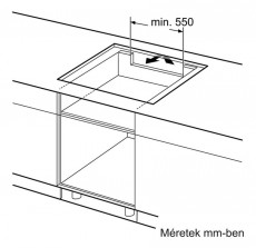 Bosch PXE875BB1E Serie 4 FlexInduction indukciós főzőlap Konyhai termékek - Sütő-főzőlap, tűzhely (beépíthető) - Indukciós főzőlap (beépíthető) - 340493