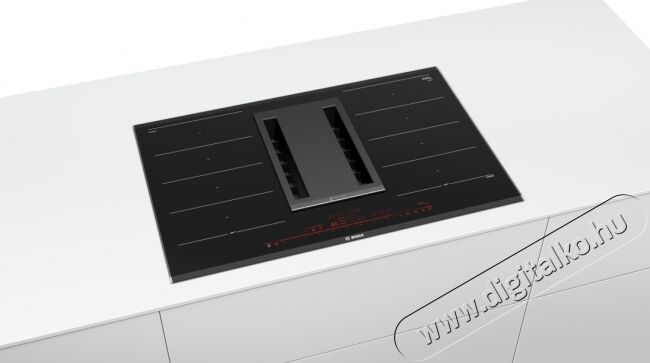 Bosch PXX875D34E Serie 8 indukciós főzőlap beépített elszívóval Konyhai termékek - Sütő-főzőlap, tűzhely (beépíthető) - Indukciós főzőlap (beépíthető) - 317232