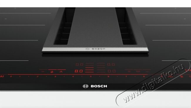 Bosch PXX875D34E Serie 8 indukciós főzőlap beépített elszívóval Konyhai termékek - Sütő-főzőlap, tűzhely (beépíthető) - Indukciós főzőlap (beépíthető) - 317232