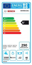 Bosch SMI40D15EU mosogatógép Konyhai termékek - Mosogatógép - Normál (60cm) beépíthető mosogatógép - 288747