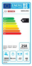 Bosch SMI53L35EU mosogatógép Konyhai termékek - Mosogatógép - Normál (60cm) beépíthető mosogatógép - 282212