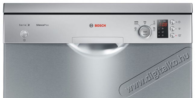 Bosch SMS25AI02E Serie 2 Silence Plus mosogatógép Konyhai termékek - Mosogatógép - Normál (60cm) szabadonálló mosogatógép - 326804