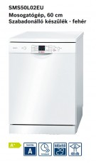 Bosch SMS50L02EU mosogatógép Konyhai termékek - Mosogatógép - Normál (60cm) szabadonálló mosogatógép - 287585