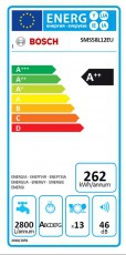 Bosch SMS58L12EU mosogatógép Konyhai termékek - Mosogatógép - Normál (60cm) szabadonálló mosogatógép - 282170