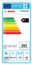 Bosch SMS69N48EU mosogatógép Konyhai termékek - Mosogatógép - Normál (60cm) szabadonálló mosogatógép - 282172