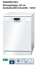 Bosch SMS69N72EU mosogatógép Konyhai termékek - Mosogatógép - Normál (60cm) szabadonálló mosogatógép - 282173