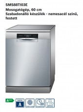 Bosch SMS88TI03E mosogatógép Konyhai termékek - Mosogatógép - Normál (60cm) szabadonálló mosogatógép - 282174