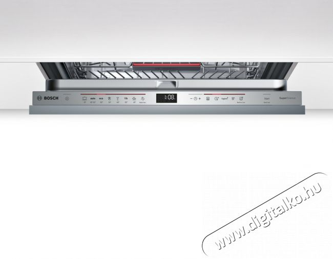 Bosch SMV68MD02E Serie 6 SuperSilence beépíthető mosogatógép Konyhai termékek - Mosogatógép - Normál (60cm) beépíthető mosogatógép - 317223