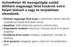 Bosch SPS50E02EU mosogatógép Konyhai termékek - Mosogatógép - Keskeny (45cm-ig) szabadonálló mosogatógép - 282176